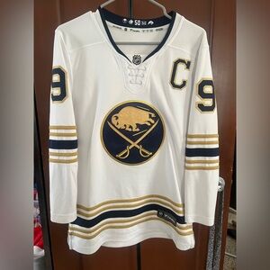 Buffalo Sabres White and Gold NHL Special Edition Jersey